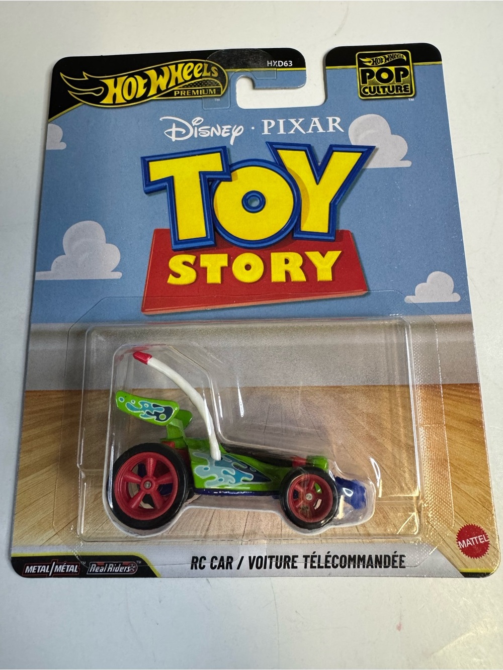Hot Wheels Disney Toy Story RC CAR/VOITURE TELECOMMANDEE